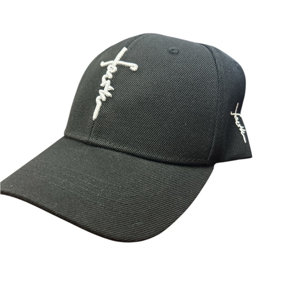 Black Faith Graphic T-Shirt, Shorts, and Cap Set, Unisex, NWOT, Size 3X - Picture 5 of 6